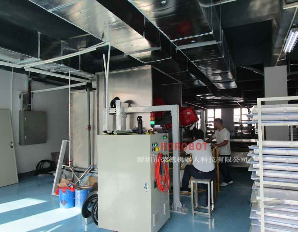 塑膠外殼機(jī)器人自動(dòng)噴漆臺(tái)